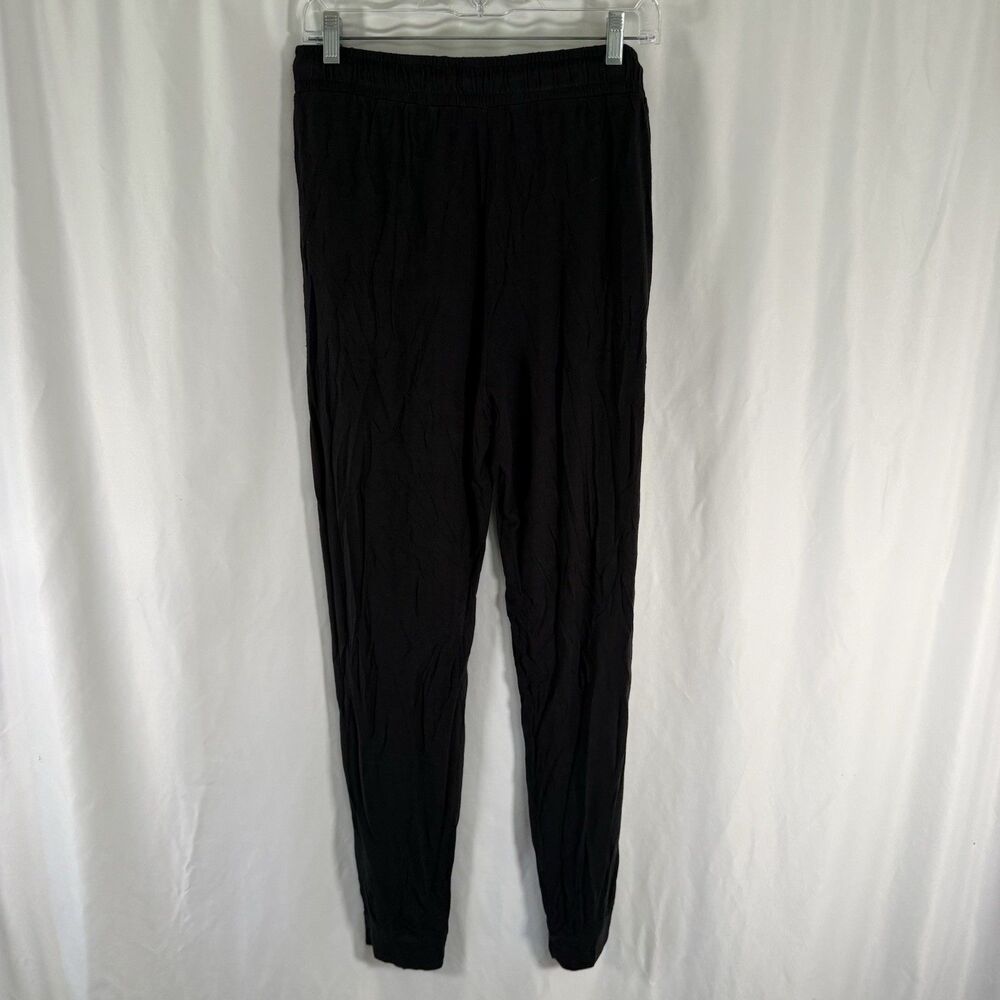 nuuds Pajama Pants Women's Medium Black Drawstring Pull On Pockets Soft - Picture 8 of 8
